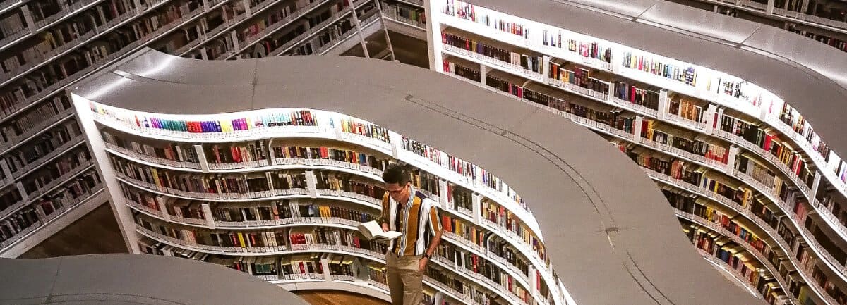 Contemporary bookshelves