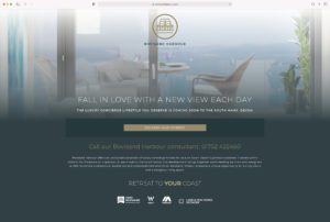 Property copywriting for Bovisand Harbour landing page