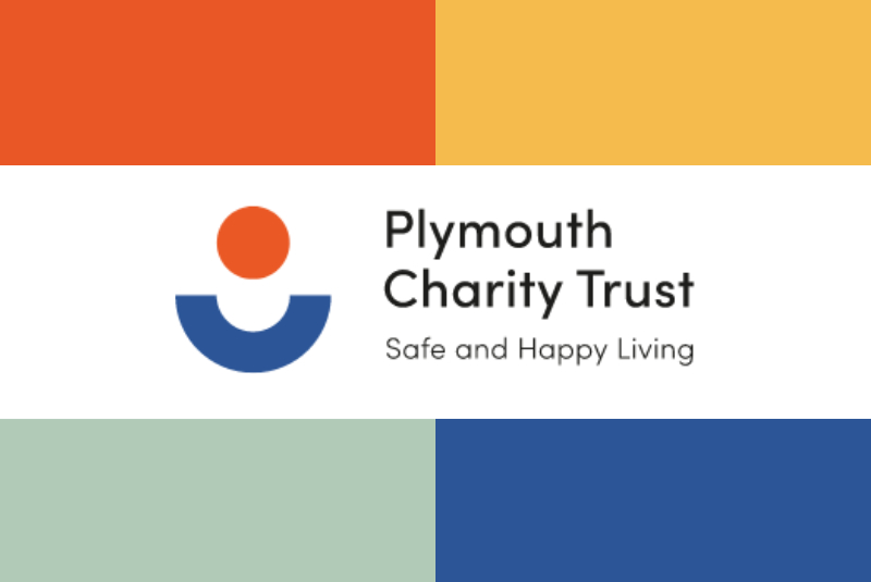 Plymouth Charity Trust logo with brand colours