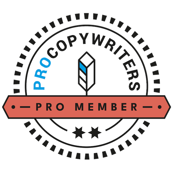 ProCopywriters 'pro member' logo